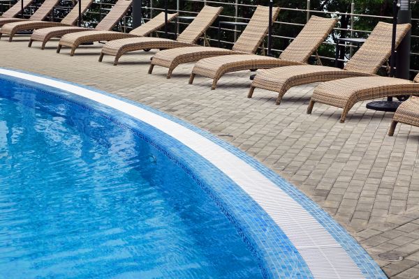 Cost of Poolside Hardscaping in Lexington